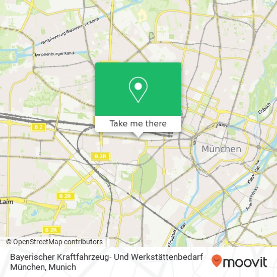 Bayerischer Kraftfahrzeug- Und Werkstättenbedarf München map