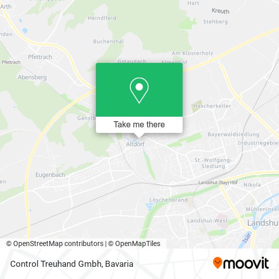 Control Treuhand Gmbh map