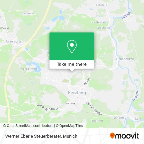 Werner Eberle Steuerberater map