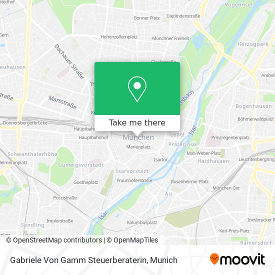 Gabriele Von Gamm Steuerberaterin map