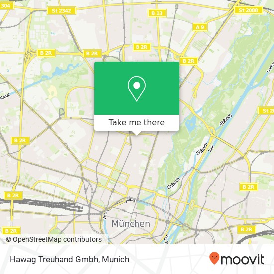 Hawag Treuhand Gmbh map