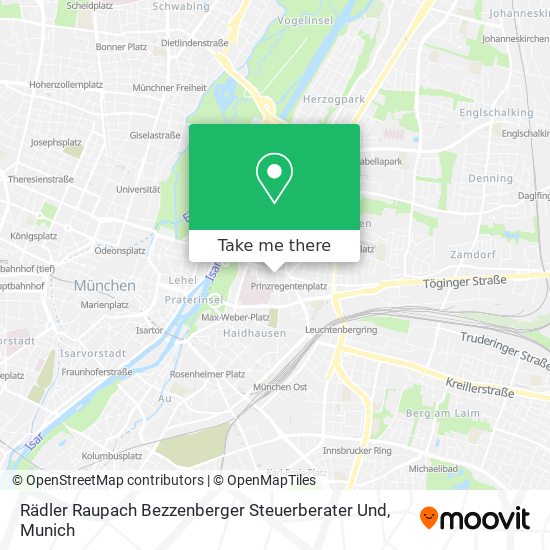 Карта Rädler Raupach Bezzenberger Steuerberater Und