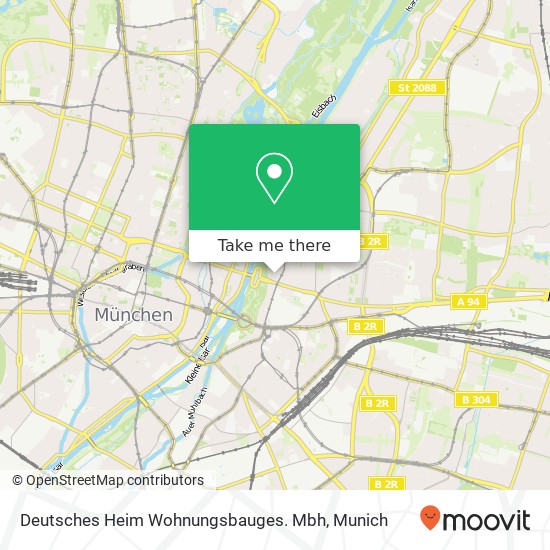 Deutsches Heim Wohnungsbauges. Mbh map