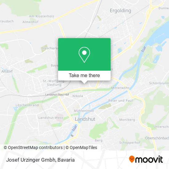 Карта Josef Urzinger Gmbh