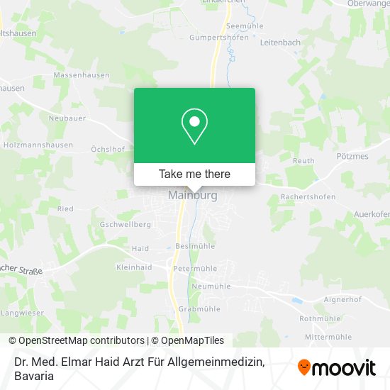 Dr. Med. Elmar Haid Arzt Für Allgemeinmedizin map