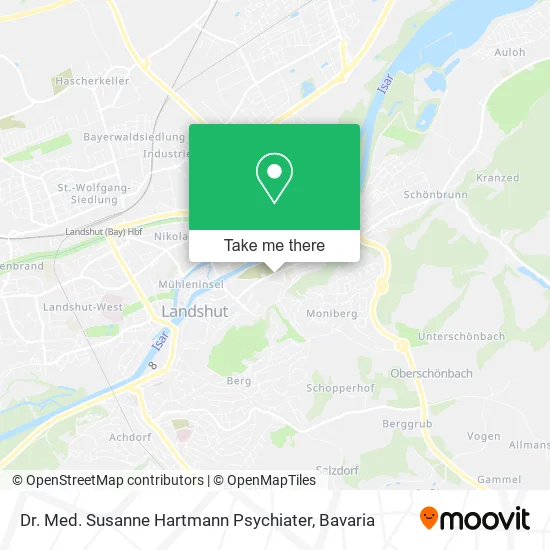 Карта Dr. Med. Susanne Hartmann Psychiater