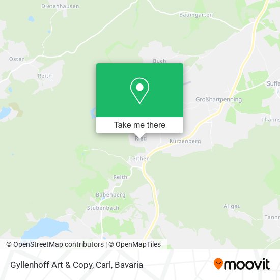 Gyllenhoff Art & Copy, Carl map