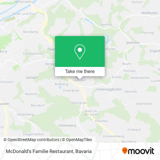 McDonald's Familie Restaurant map