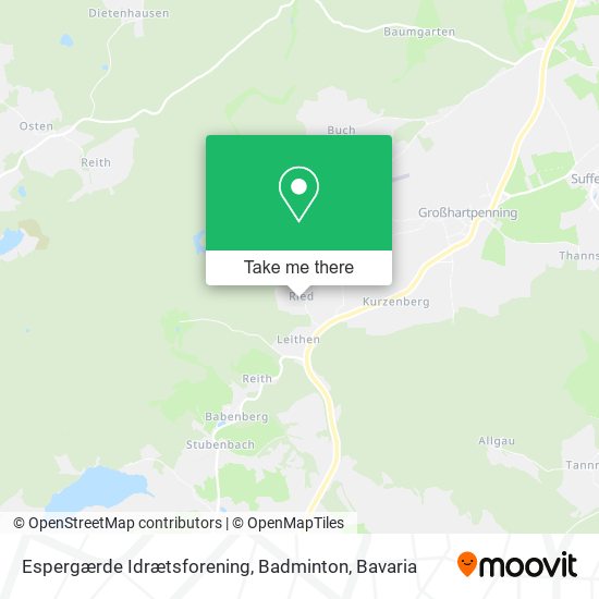 Espergærde Idrætsforening, Badminton map