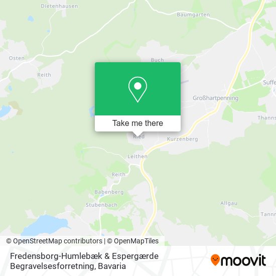 Fredensborg-Humlebæk & Espergærde Begravelsesforretning map
