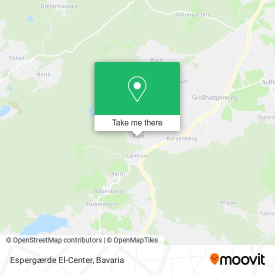 Espergærde El-Center map