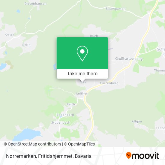 Nørremarken, Fritidshjemmet map