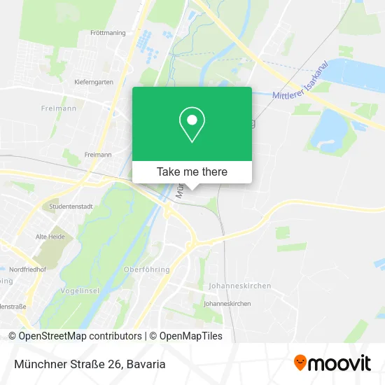 Карта Münchner Straße 26
