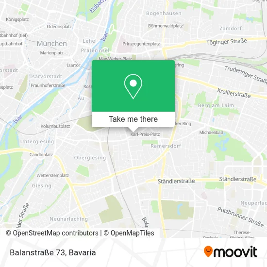 Balanstraße 73 map