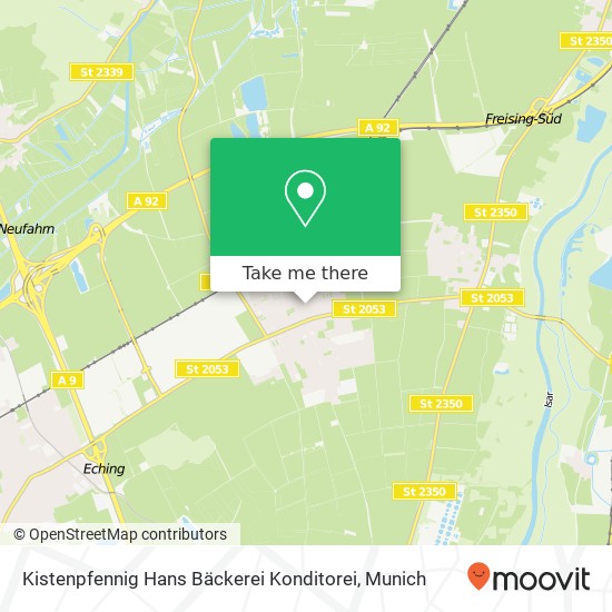 Kistenpfennig Hans Bäckerei Konditorei map