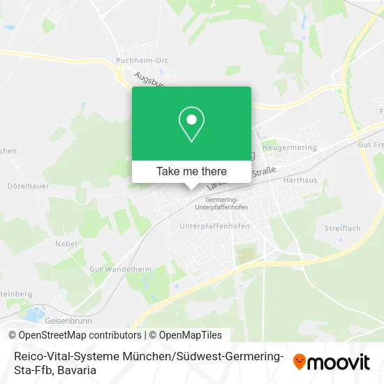 Карта Reico-Vital-Systeme München / Südwest-Germering-Sta-Ffb