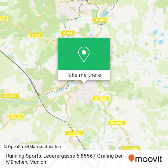 Running Sports, Lederergasse 6 85567 Grafing bei München map