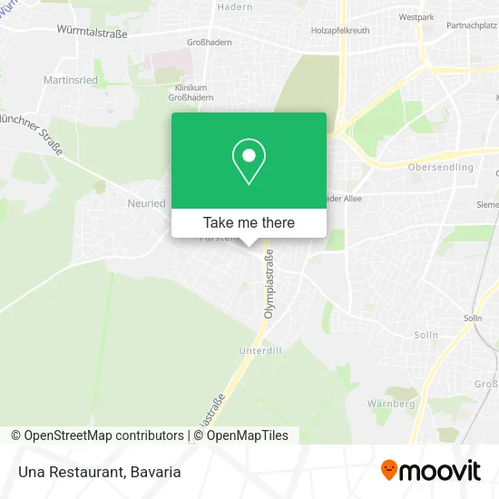 Карта Una Restaurant