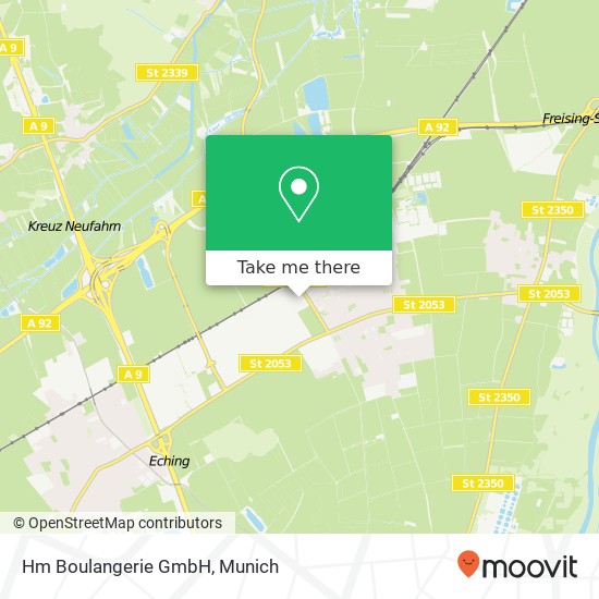 Hm Boulangerie GmbH, Ludwig-Erhard-Straße 2 Neufahrn bei Freising map