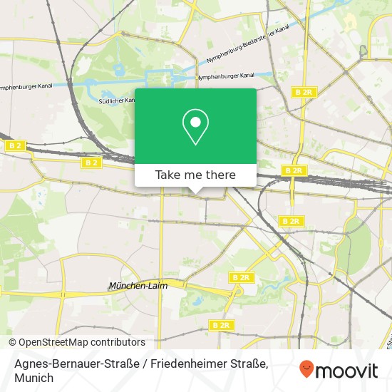 Agnes-Bernauer-Straße / Friedenheimer Straße map