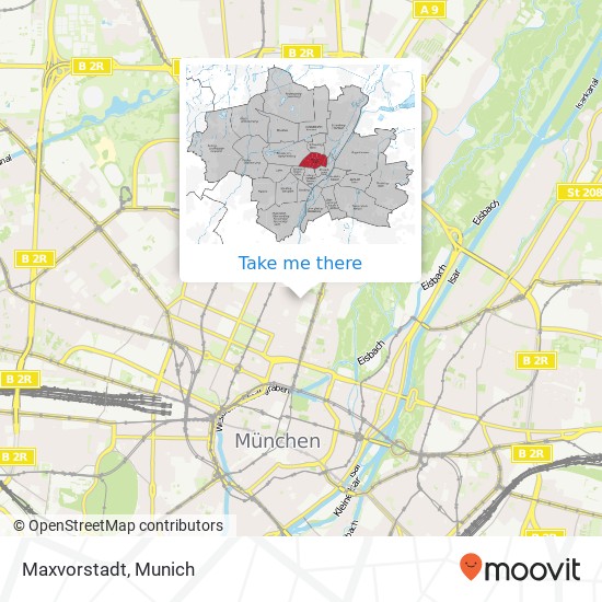 Maxvorstadt map