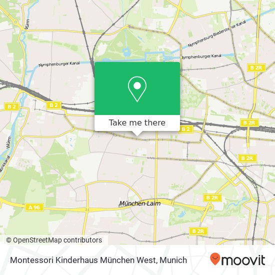 Montessori Kinderhaus München West map