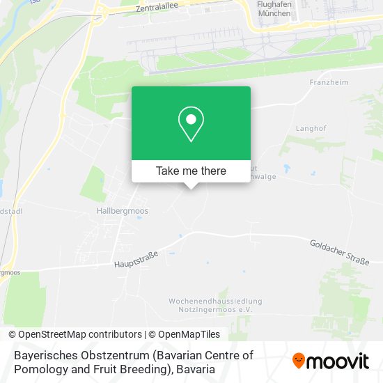 Bayerisches Obstzentrum (Bavarian Centre of Pomology and Fruit Breeding) map
