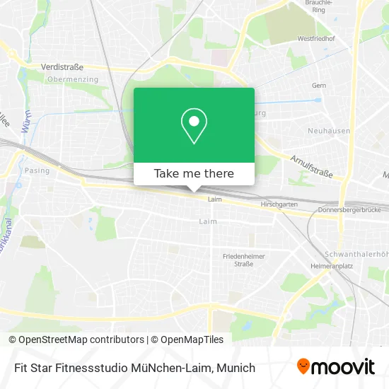 Карта Fit Star Fitnessstudio MüNchen-Laim