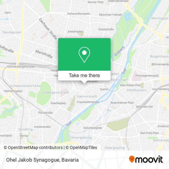 Ohel Jakob Synagogue map