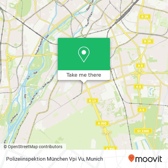 Polizeiinspektion München Vpi Vu map