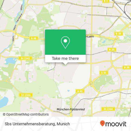 Sbs Unternehmensberatung map