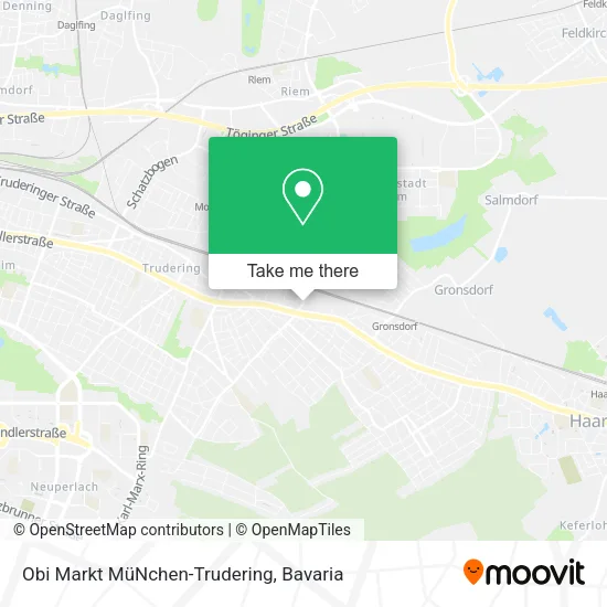Obi Markt MüNchen-Trudering map