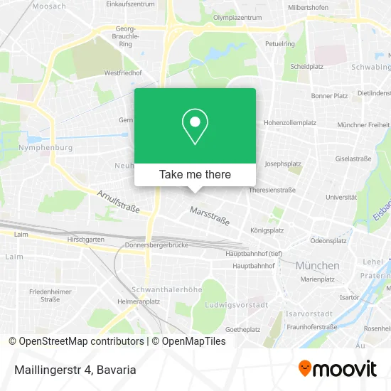 Maillingerstr 4 map