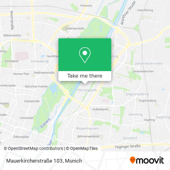 Mauerkircherstraße 103 map