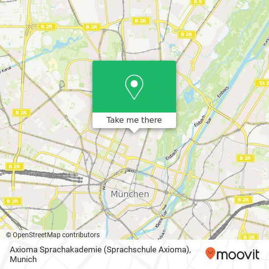 Axioma Sprachakademie (Sprachschule Axioma) map