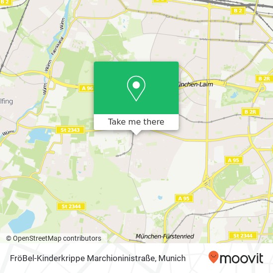 FröBel-Kinderkrippe Marchioninistraße map