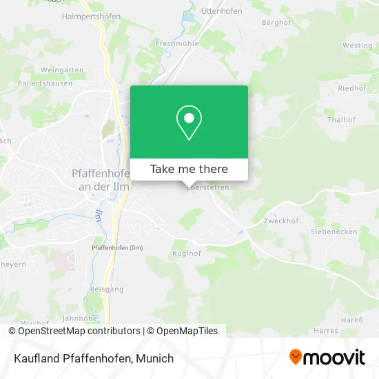 Карта Kaufland Pfaffenhofen