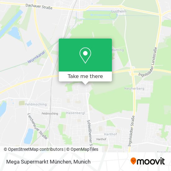 Карта Mega Supermarkt München