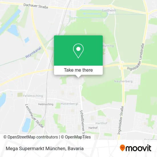 Карта Mega Supermarkt München