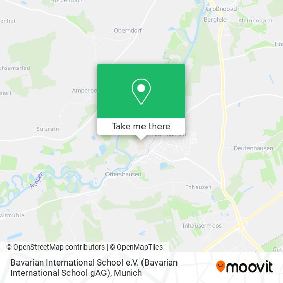 Bavarian International School e.V. map