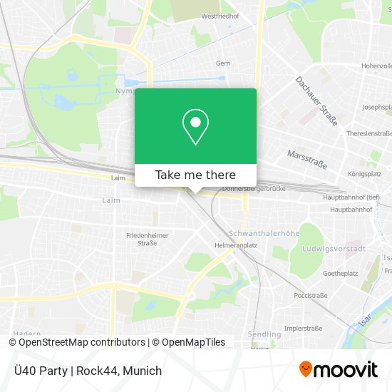 Карта Ü40 Party | Rock44