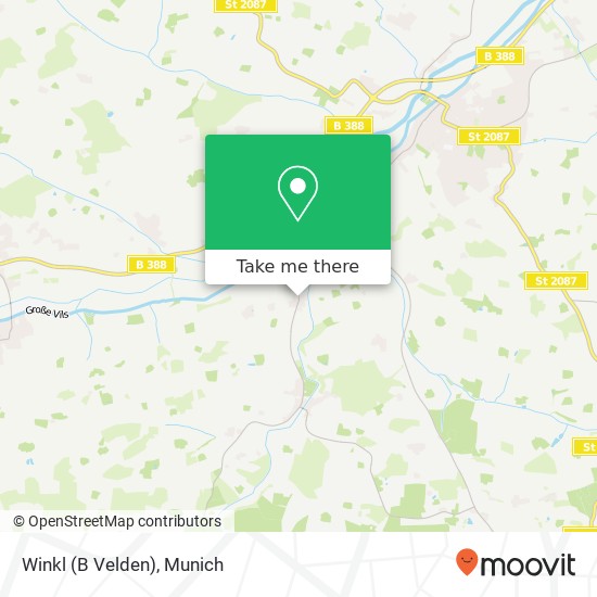 Winkl (B Velden) map