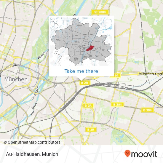 Au-Haidhausen map