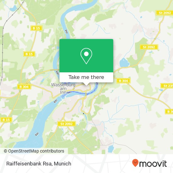 Raiffeisenbank Rsa map