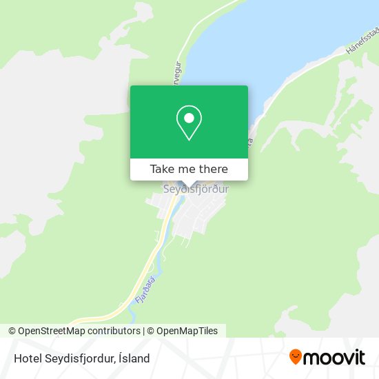 Hotel Seydisfjordur map