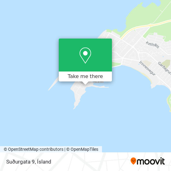 Suðurgata 9 map