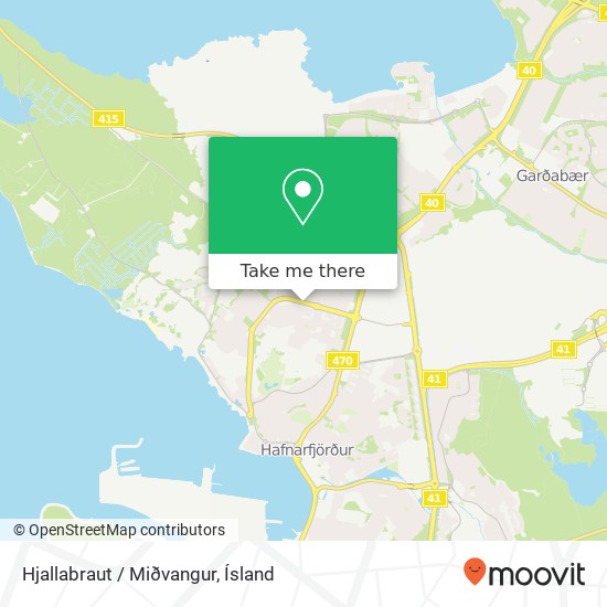 Mapa Hjallabraut / Miðvangur