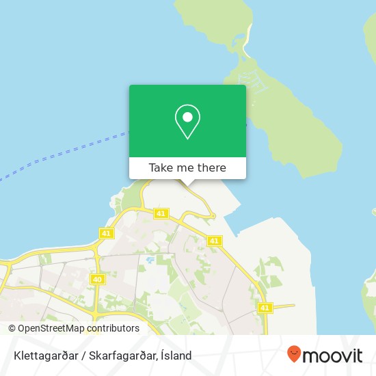 Mapa Klettagarðar / Skarfagarðar