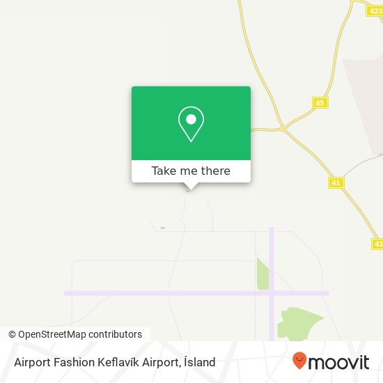 Mapa Airport Fashion Keflavík Airport