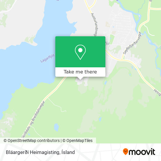 Mapa Bláargerði Heimagisting